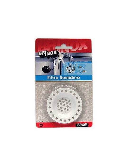 Filtro Sumidero Mediano Blanco (DISPLAY-1) B70040D [LOTE DE 14 Unidades] BRINOX