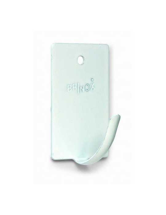 Colgador Gancho Adhesivo Blanco (DISPLAY-3) [LOTE DE 10 Unidades] BRINOX