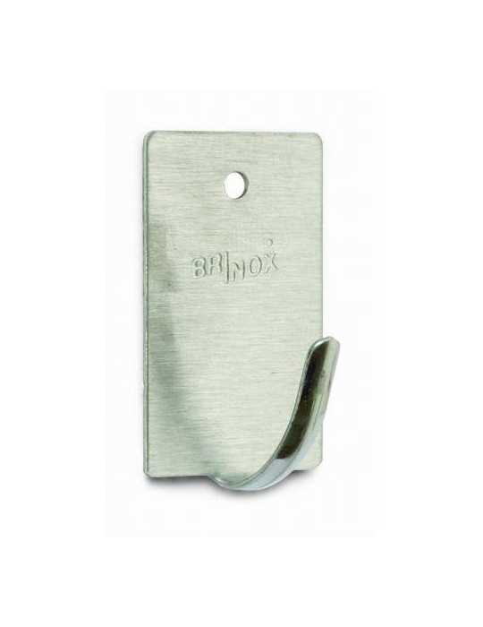 Colgador Gancho Adhesivo Inoxidable (DISPLAY-3) [LOTE DE 10 Unidades] BRINOX