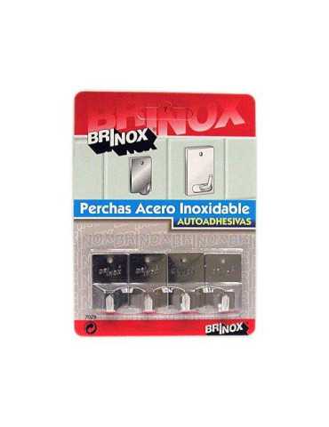 Percha Pequeña Inoxidable (DISPLAY-4) B70250E [LOTE DE 16 Unidades] BRINOX