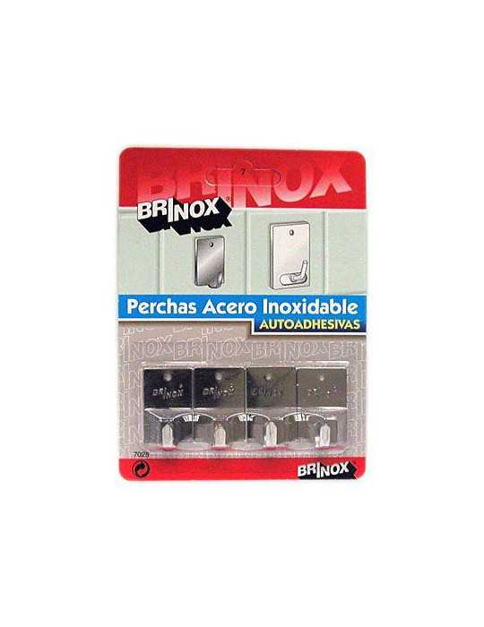 Percha Pequeña Inoxidable (DISPLAY-4) B70250E [LOTE DE 16 Unidades] BRINOX
