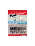 Percha Pequeña Inoxidable (DISPLAY-4) B70250E [LOTE DE 16 Unidades] BRINOX