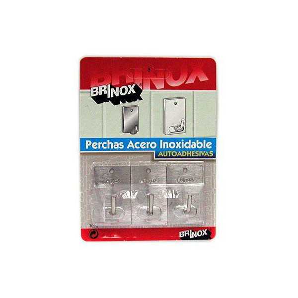 Percha Mediana Inoxidable (DISPLAY-3) B70260E [LOTE DE 12 Unidades] BRINOX