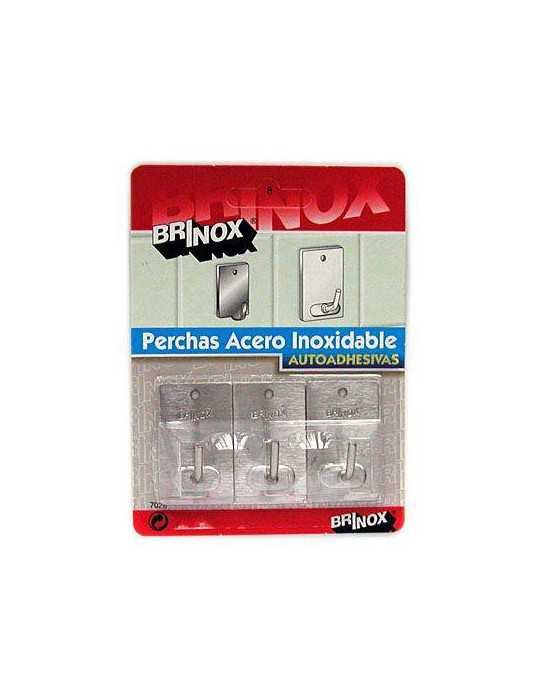 Percha Mediana Inoxidable (DISPLAY-3) B70260E [LOTE DE 12 Unidades] BRINOX