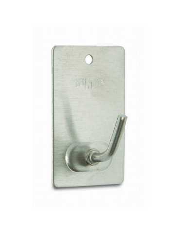 Percha Mediana Adhesiva Inoxidable B70265E [LOTE DE 42 Unidades] BRINOX