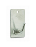Percha Mediana Adhesiva Inoxidable B70265E [LOTE DE 42 Unidades] BRINOX