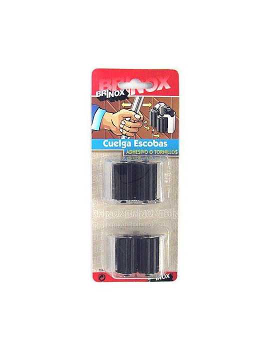 Cuelga Escobas con Rod Inoxidable (DISPLAY-2) [LOTE DE 4 Unidades] BRINOX