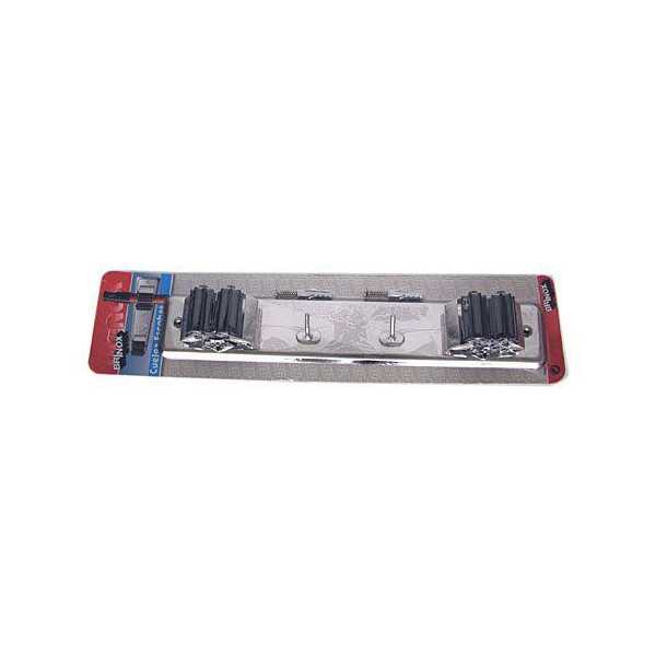 Cuelga Escobas con Rodillo Doble (DISPLAY-1) 7065 [LOTE DE 4 Unidades] BRINOX