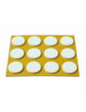 Deslizadores Fieltro Blanco 20MM B70730B [LOTE DE 26 Unidades] BRINOX