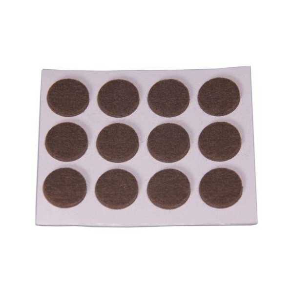 Fieltro Adhesivo Disco 20 mm Marino DISPLAY-12 [LOTE DE 32 Unidades] BRINOX