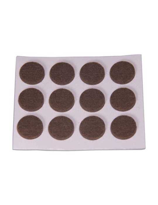 Fieltro Adhesivo Disco 20 mm Marino DISPLAY-12 [LOTE DE 32 Unidades] BRINOX