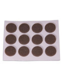 Fieltro Adhesivo Disco 20 mm Marino DISPLAY-12 [LOTE DE 32 Unidades] BRINOX