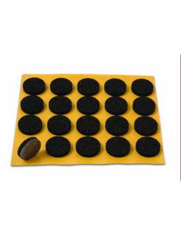 Antideslizante Disco 16 mm Negro (DISPLAY-2) [LOTE DE 16 Unidades] BRINOX