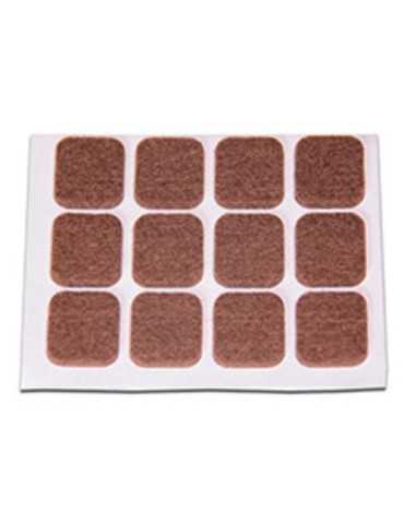 Deslizadores Fieltro Adhesivo 20X23 mm BL-12 [LOTE DE 32 Unidades] BRINOX