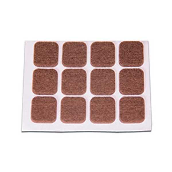 Deslizadores Fieltro Adhesivo 20X23 mm BL-12 [LOTE DE 32 Unidades] BRINOX
