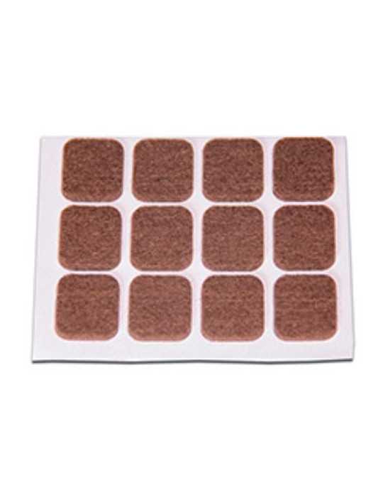 Deslizadores Fieltro Adhesivo 20X23 mm BL-12 [LOTE DE 32 Unidades] BRINOX