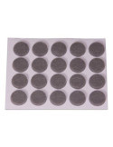 Deslizador Fieltro Sintético 16MM Gris (DS-20) [LOTE DE 32 Unidades] BRINOX