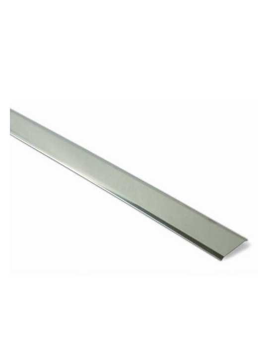 Tapajuntas Moqueta Adhesivo Inoxidable 35MMX100CM B811504 [LOTE DE 6 Unidades] BRINOX