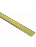 Tapajuntas Moqueta Adh. laton 35MMX82CM B811603 [LOTE DE 2 Unidades] BRINOX