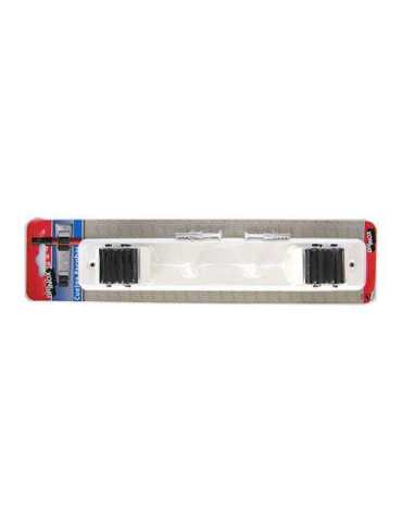 Cuelga Escobas con Rodillo Blanco (DISPLAY-1) 7065 [LOTE DE 4 Unidades] BRINOX