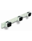 Cuelga Escobas con Rodillo Blanco (DISPLAY-1) 7066 [LOTE DE 4 Unidades] BRINOX