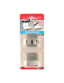Percha Grande Adhesiva Cromo (DISPLAY-2) B70440I [LOTE DE 6 Unidades] BRINOX
