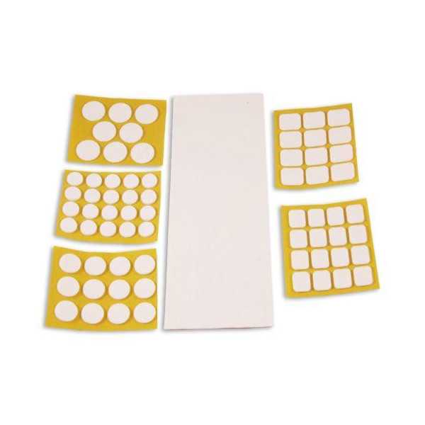 Deslizadores Fieltro Blanco Surtido 69 Ud B62810B [LOTE DE 8 Unidades] BRINOX