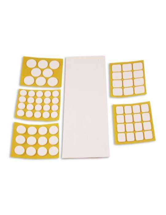 Deslizadores Fieltro Blanco Surtido 69 Ud B62810B [LOTE DE 8 Unidades] BRINOX