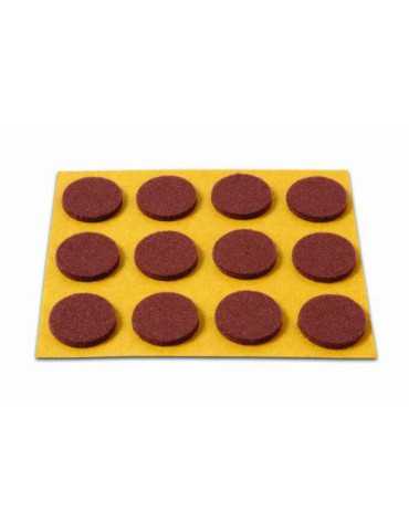 Deslizadores Fieltro 20MM Marrón B70730M [LOTE DE 26 Unidades] BRINOX