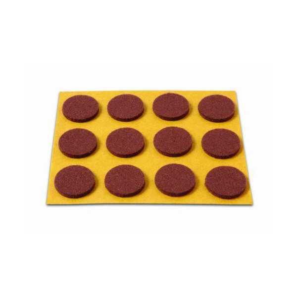 Deslizadores Fieltro 20MM Marrón B70730M [LOTE DE 26 Unidades] BRINOX