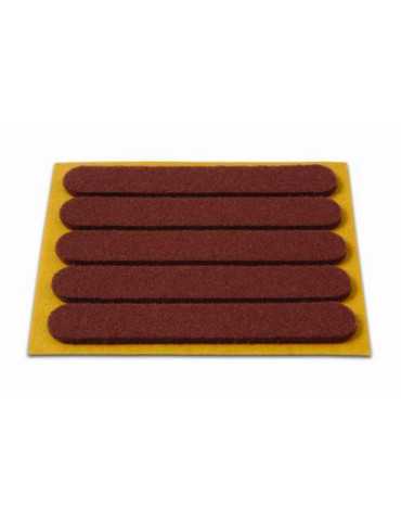 Deslizadores Fieltro 13X91MM Marrón B70760M [LOTE DE 26 Unidades] BRINOX