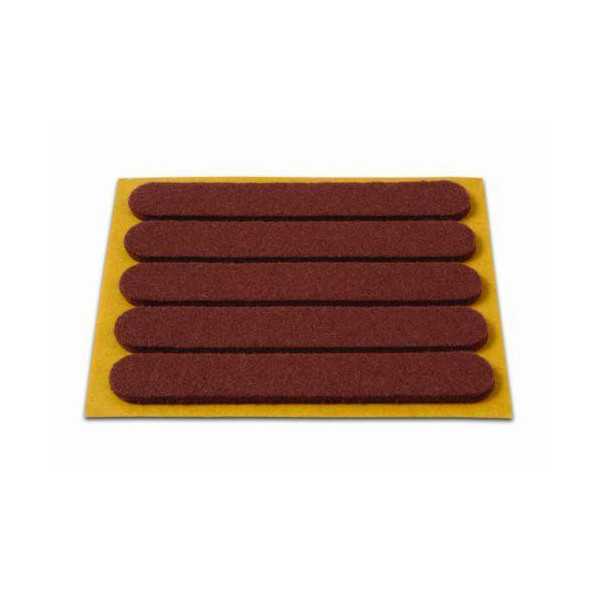 Deslizadores Fieltro 13X91MM Marrón B70760M [LOTE DE 26 Unidades] BRINOX