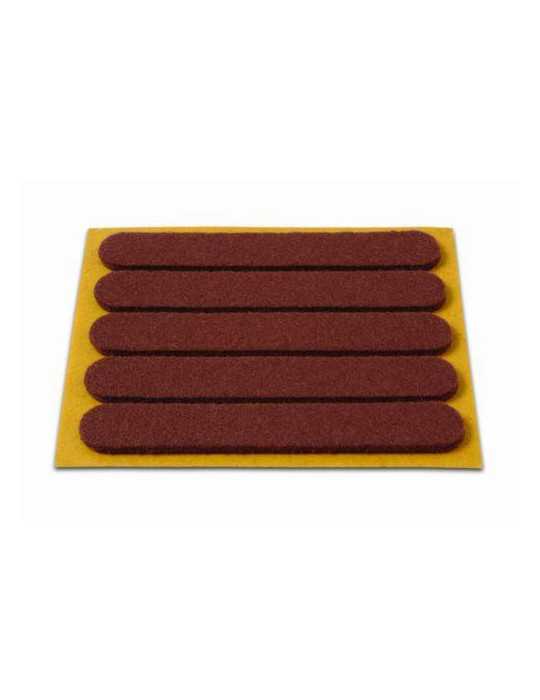 Deslizadores Fieltro 13X91MM Marrón B70760M [LOTE DE 26 Unidades] BRINOX