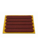 Deslizadores Fieltro 13X91MM Marrón B70760M [LOTE DE 26 Unidades] BRINOX