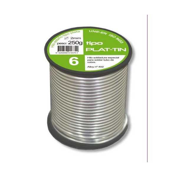 Hilo Soldar Tipo Plata 6 Ø2MM. 250GR 07200-2N131 [LOTE DE 2 Unidades] BROQUETAS
