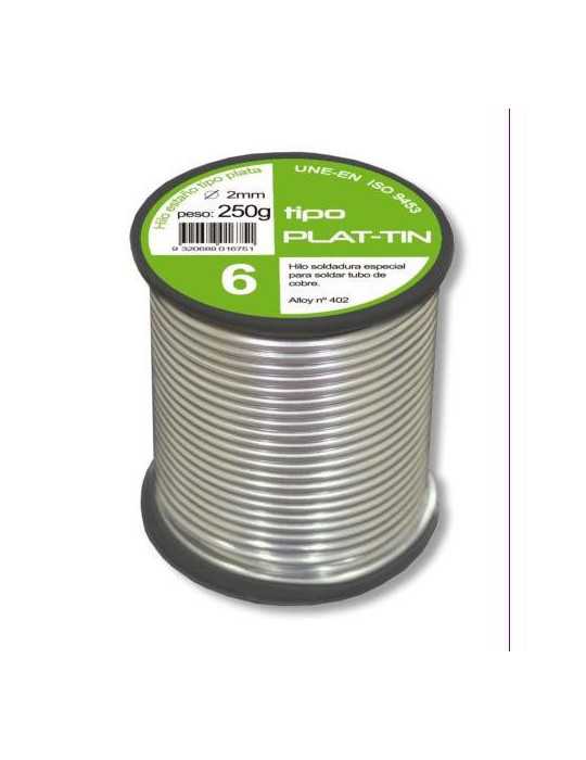 Hilo Soldar Tipo Plata 6 Ø2MM. 250GR 07200-2N131 [LOTE DE 2 Unidades] BROQUETAS