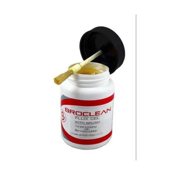 Decapante Soldadura Broclean Gel 125G.PARA Tubo Cobre [LOTE DE 8 Unidades] BROQUETAS