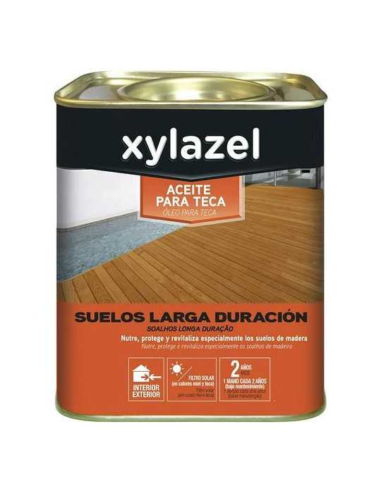 Aceite Teca Suelos Incoloro 0,750 L 5833841 [LOTE DE 2 Unidades] BRUGUER