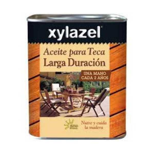 Aceite Teca Xylazel Larga Duracion 750ML 5831240 [LOTE DE 2 Unidades] BRUGUER