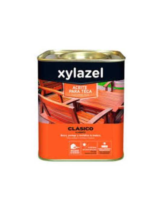 Aceite Teca Xylazel Color Clasico 750ML 5833834 [LOTE DE 2 Unidades] BRUGUER