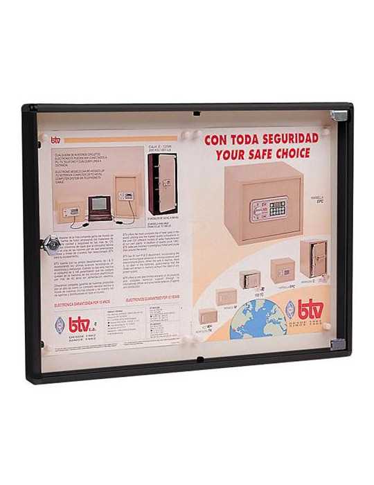 Tablon Anuncios Diseño Negro 00129 BTV