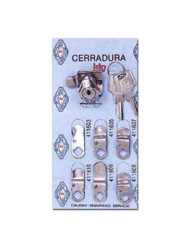 Kit Cerradura N-1 Cromo 60001 [LOTE DE 4 Unidades] BTV