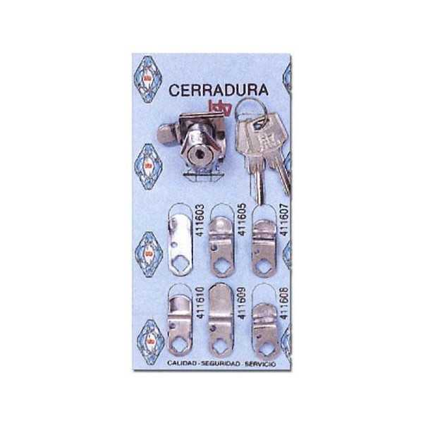 Kit Cerradura N-1 Cromo 60001 [LOTE DE 4 Unidades] BTV