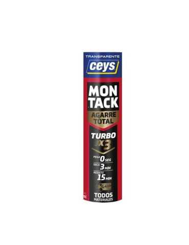 Montack Turbo Transparente Cartucho 290ML [LOTE DE 4 Unidades] CEYS