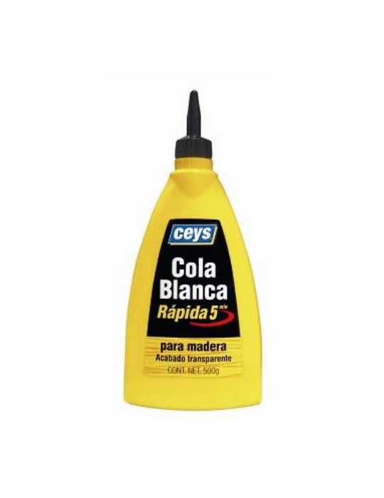 Cola Blancas Rápida 500 gr 501604 [LOTE DE 6 Unidades] CEYS