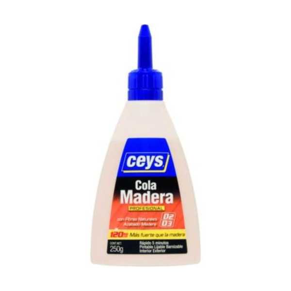 Cola Madera Profesional 250 gr D3 501618 [LOTE DE 6 Unidades] CEYS