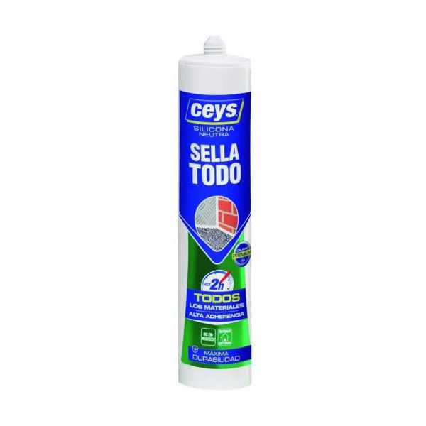 Sellatodo Sil. neutra Xpress Blanca 300ML 505528 [LOTE DE 4 Unidades] CEYS