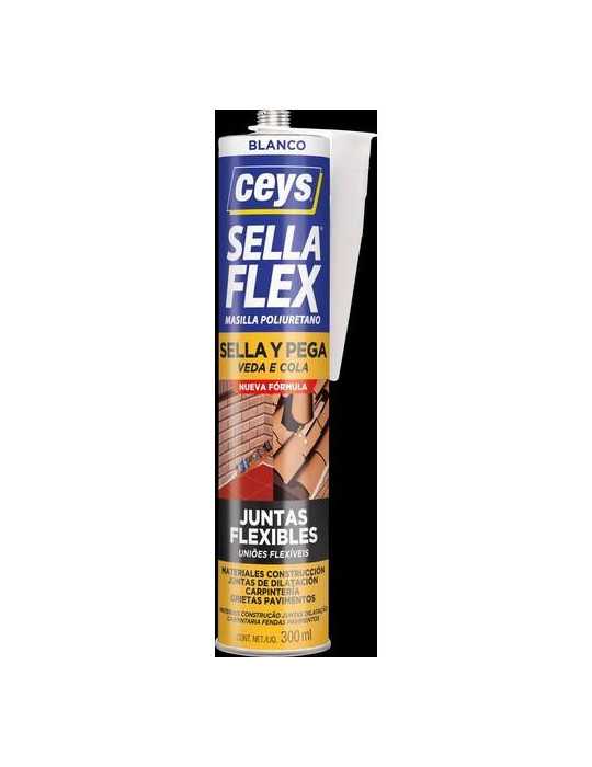 Masilla Poliuretano Sellaflex Blanco 300ML [LOTE DE 4 Unidades] CEYS