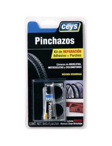 Reparador Pinchazos 5 ml + 4 Parches 505016 [LOTE DE 6 Unidades] CEYS