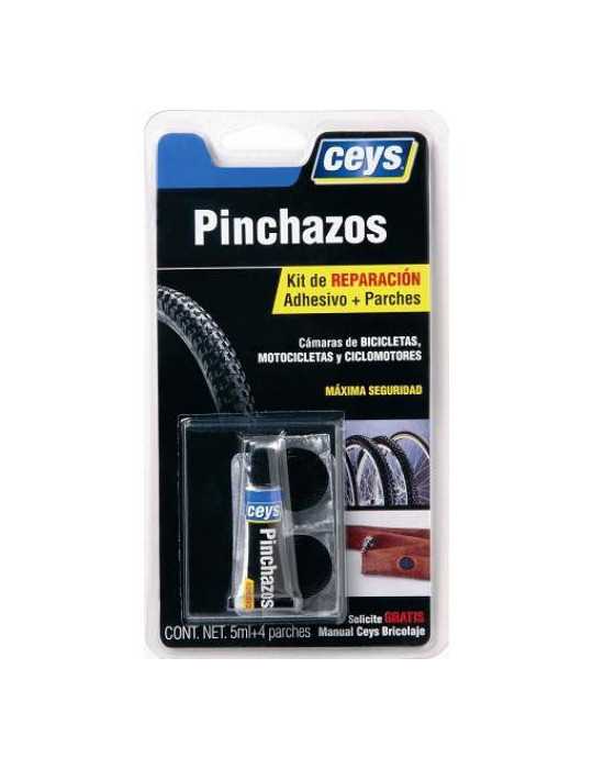 Reparador Pinchazos 5 ml + 4 Parches 505016 [LOTE DE 6 Unidades] CEYS